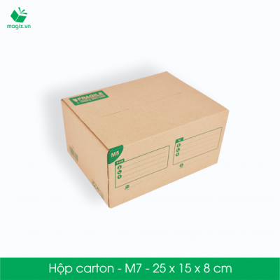 M7 – 25x15x8 cm – Thùng hộp carton